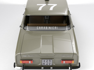 Alfa Romeo Giulia Super 1600 Carabinieri 1962 Modelo 3D