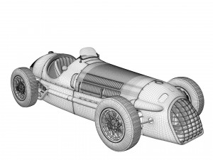 Ferrari F1 125 1950 3D Модель