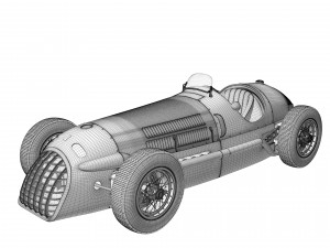 Ferrari F1 125 1950 3D Модель