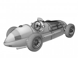 Ferrari F1 125 1950 3D Модель