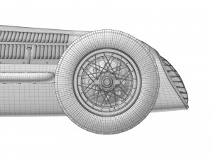 Ferrari F1 125 1950 3D Модель
