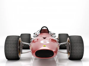 Ferrari F1 312 1966 3D Model