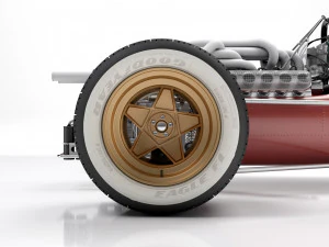 Ferrari F1 312 1966 3D Model