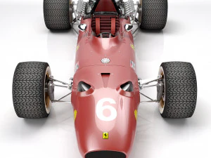 Ferrari F1 312 1966 3D Model