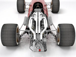 Ferrari F1 312 1966 3D Model