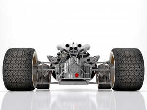 Ferrari F1 312 1966 Model 3D