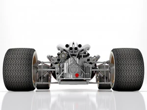 Ferrari F1 312 1966 3D Model