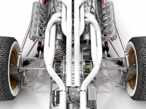 Ferrari F1 312 1966 Model 3D