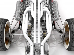 Ferrari F1 312 1966 3D Model