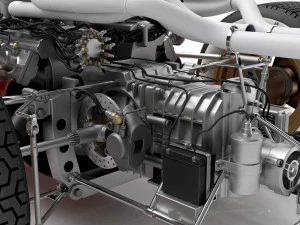 Ferrari F1 312 1966 3D Model