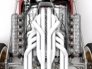 Ferrari F1 312 1966 3D Model