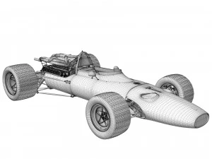 Ferrari F1 312 1966 3D Model