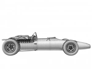 Ferrari F1 312 1966 3D Model