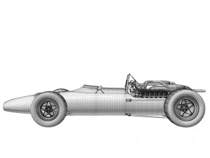 Ferrari F1 312 1966 3D Model