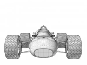 Ferrari F1 312 1966 3D Model