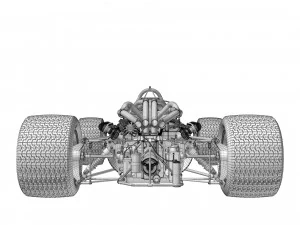 Ferrari F1 312 1966 3D Model