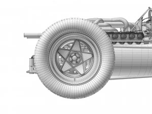 Ferrari F1 312 1966 3D Model
