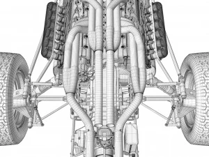 Ferrari F1 312 1966 3D Model
