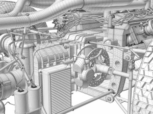 Ferrari F1 312 1966 3D Model