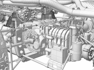 Ferrari F1 312 1966 3D Model