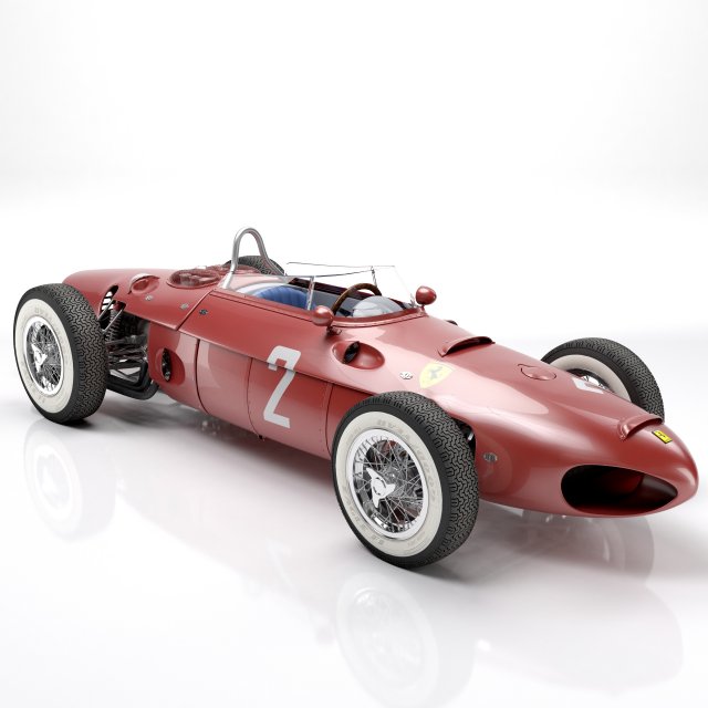 Ferrari F1 156 1961 Modello 3D .c4d .max .obj .3ds .fbx .stl .blend 