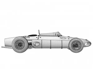 Ferrari F1 156 1961 3D Model