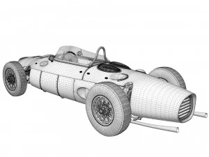 Ferrari F1 156 1961 3D Model
