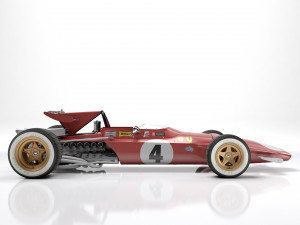Ferrari F1 312 B 1970 3D Model