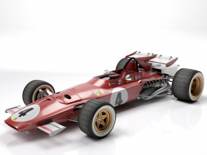 Ferrari F1 312 B 1970 3D Model