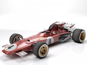 Ferrari F1 312 B 1970 3D Model