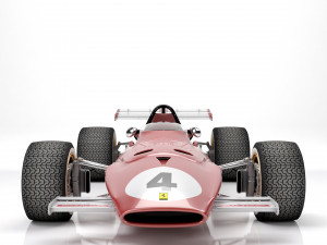 Ferrari F1 312 B 1970 3D Model