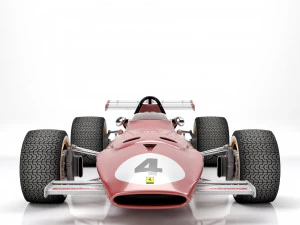 Ferrari F1 312 B 1970 3D Model