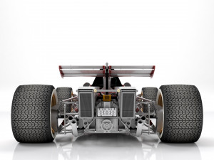 Ferrari F1 312 B 1970 3D Model