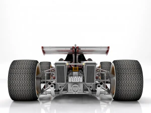 Ferrari F1 312 B 1970 3D Model