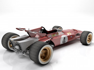 Ferrari F1 312 B 1970 3D Model