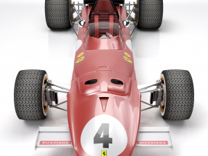 Ferrari F1 312 B 1970 3D Model