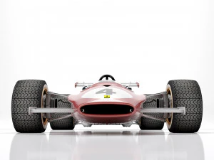 Ferrari F1 312 B 1970 3D Model