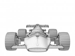 Ferrari F1 312 B 1970 3D Model