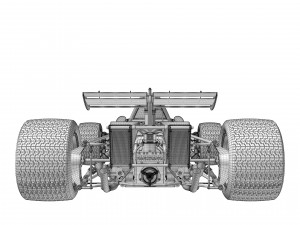 Ferrari F1 312 B 1970 3D Model