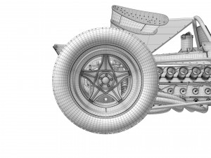 Ferrari F1 312 B 1970 3D Model