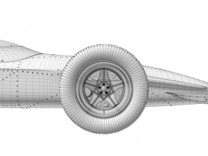 Ferrari F1 312 B 1970 3D Model