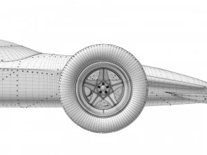 Ferrari F1 312 B 1970 3D Model