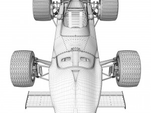 Ferrari F1 312 B 1970 3D Model