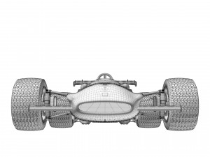 Ferrari F1 312 B 1970 3D Model