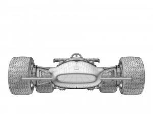 Ferrari F1 312 B 1970 3D Model