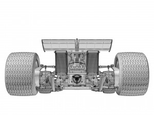 Ferrari F1 312 B 1970 3D Model