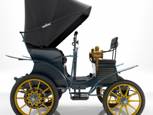 Fiat 3-5 HP 1899 3Dモデル