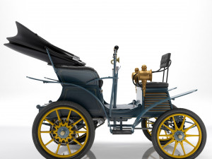 Fiat 3-5 HP 1899 3Dモデル