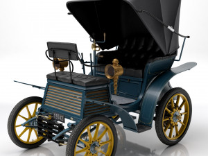 Fiat 3-5 HP 1899 3Dモデル