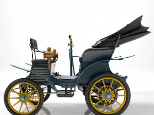 Fiat 3-5 HP 1899 3D Model